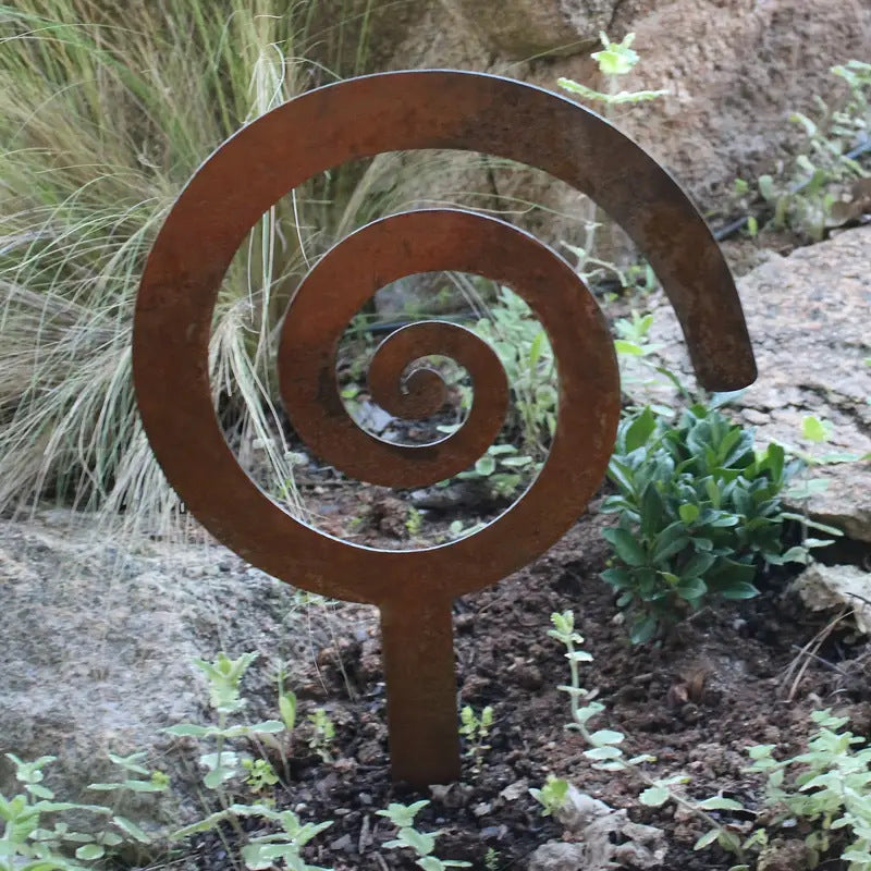 Decorative Garden Spiral Ground Stakes Homeandso