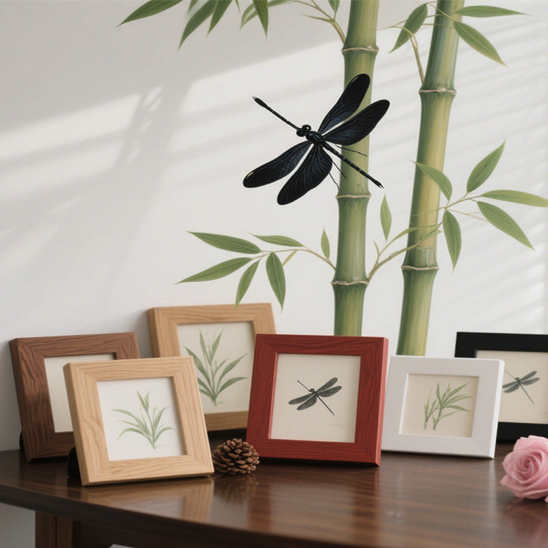 Decorative Bamboo Dragonfly Art Frame