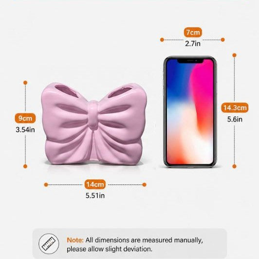 Decorative Bow-Shaped Phone Holder Homeandso