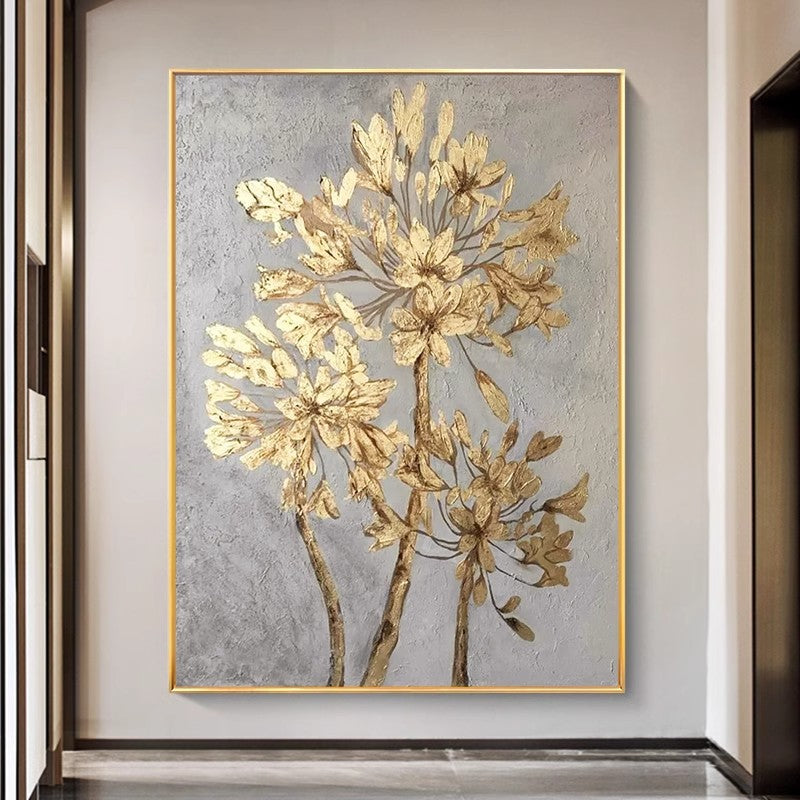 Textured Floral Embossed Wall Art Homeandso
