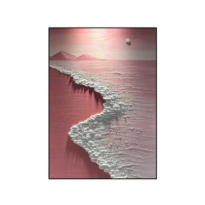 Coastal Sunset Canvas Artwork Homeandso