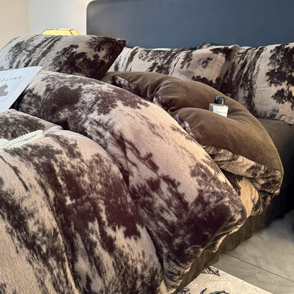 Luxurious Faux Fur Duvet Cover Set