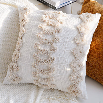 Cozy Textured Decorative Lumbar Pillow