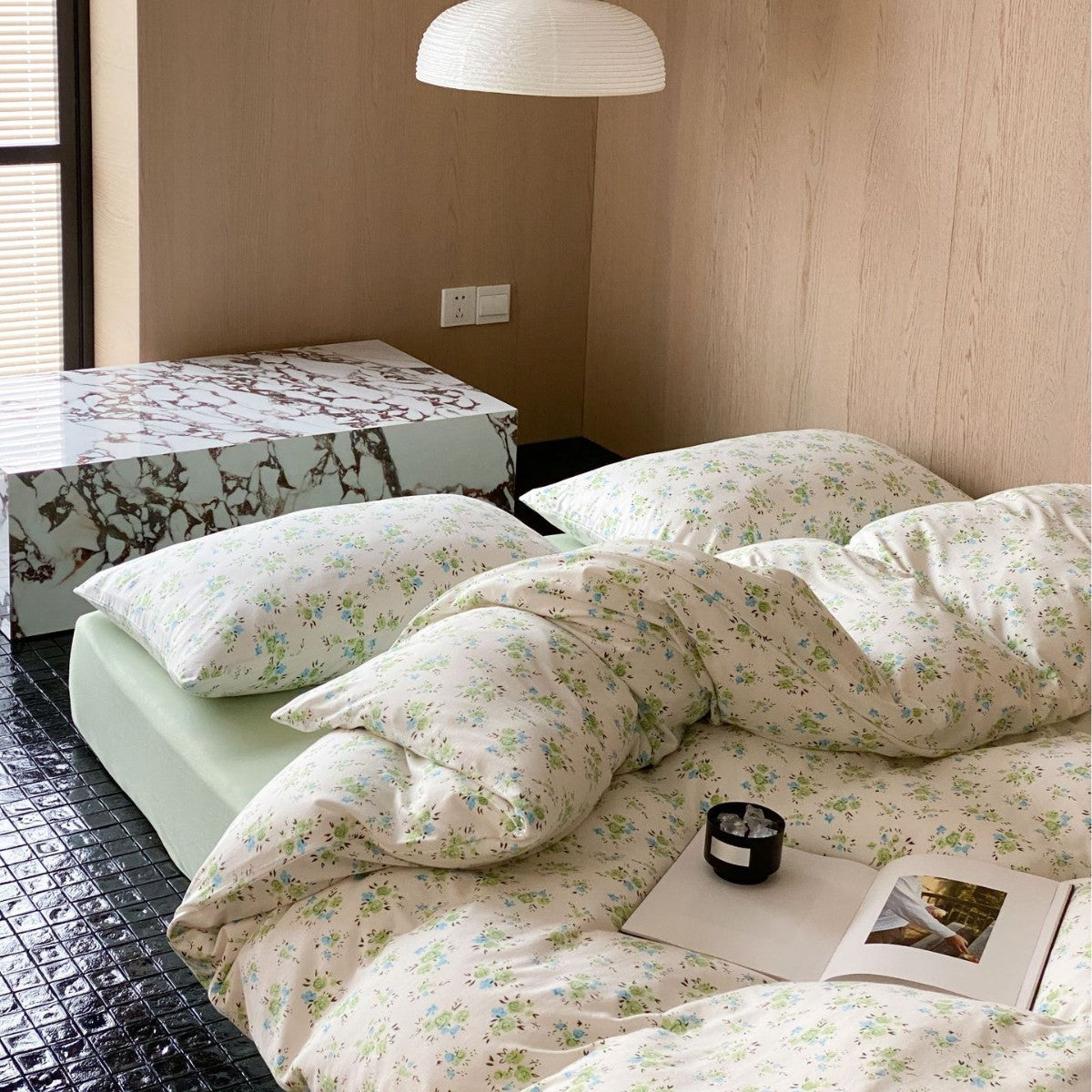 Decorative Floral Patterned Bedding Set Homeandso