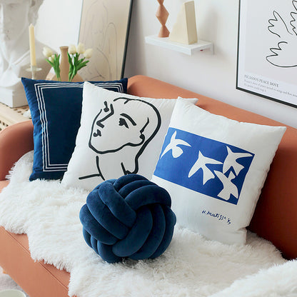 Knot-Shaped Decorative Pillow