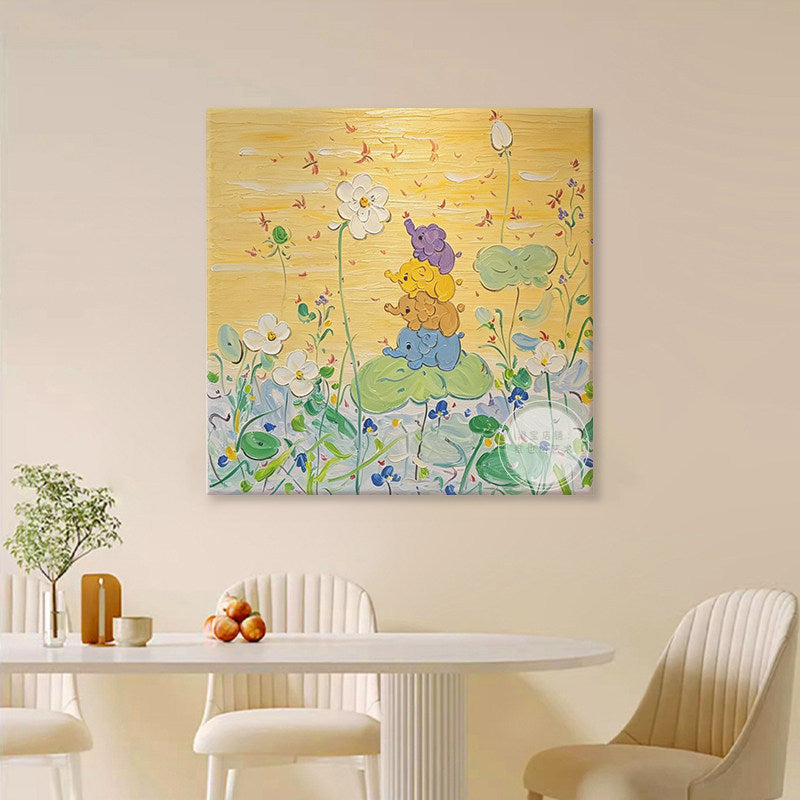 Playful Nature-Themed Canvas Wall Art Homeandso