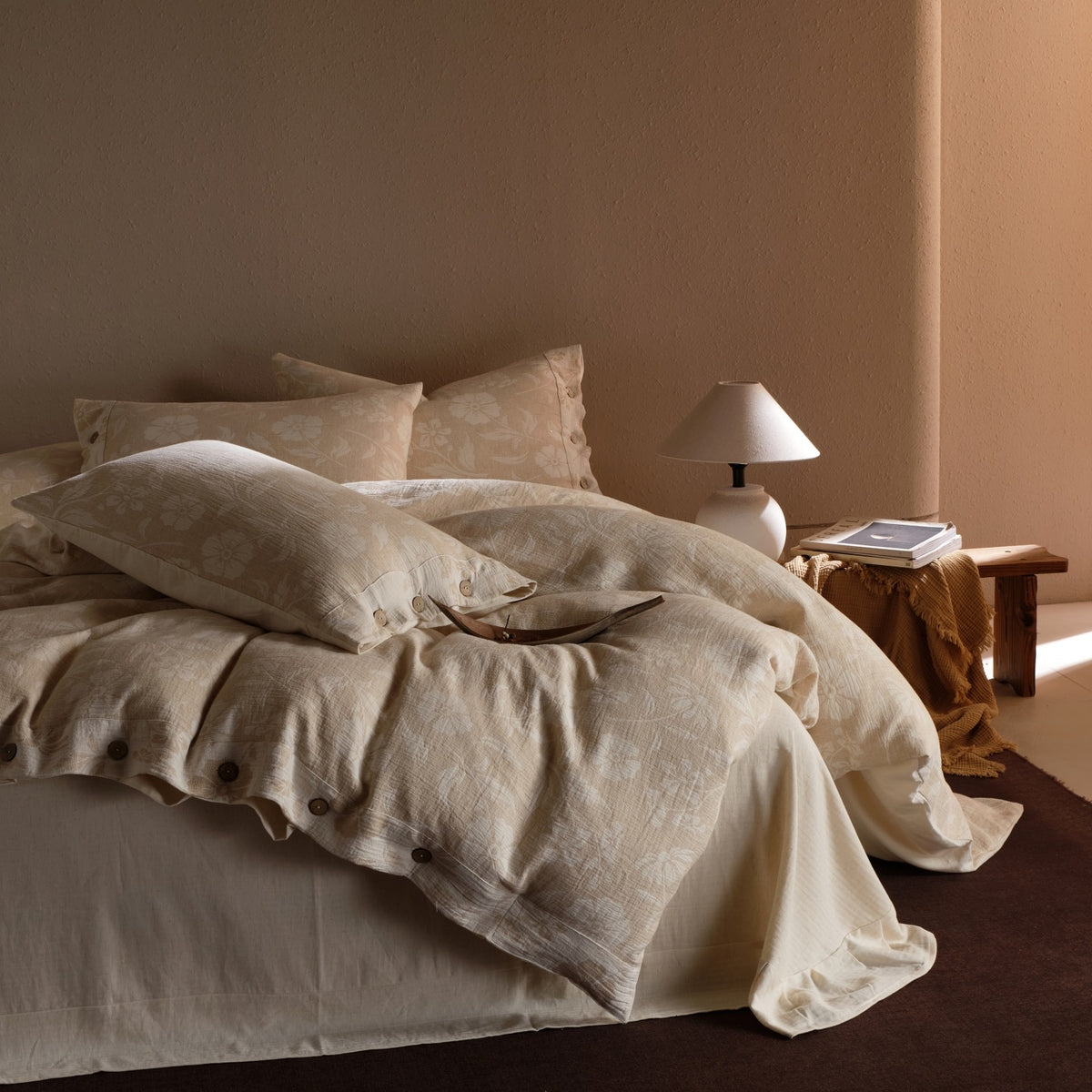 Decorative Luxurious Textured Comforter Set Homeandso