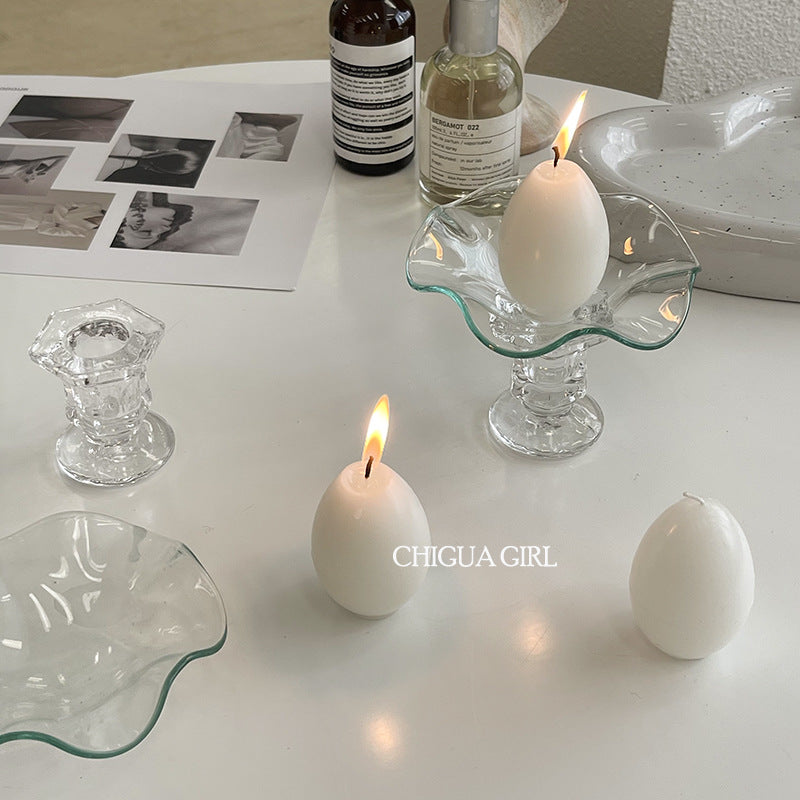 Elegant Glass Candle Holder