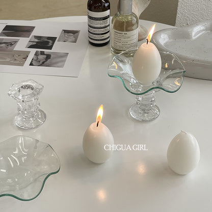 Elegant Glass Candle Holder