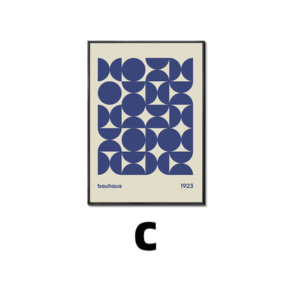 Bauhaus Geometric Wall Art Print Homeandso