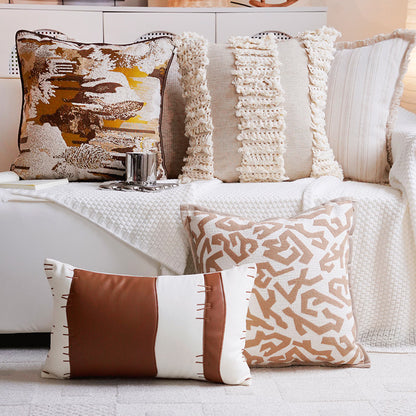 Artistic Landscape Print Decorative Pillow