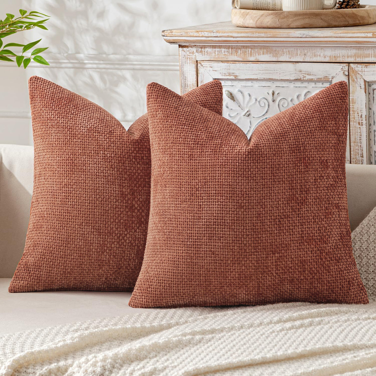 Textured Woven Pillow