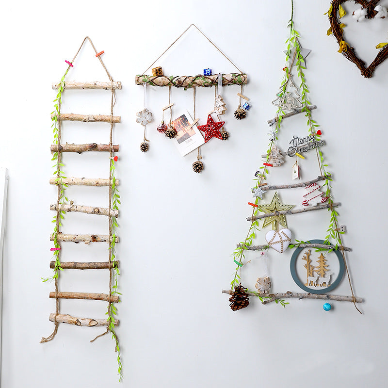 Rustic Wooden Christmas Tree Wall Decor Homeandso