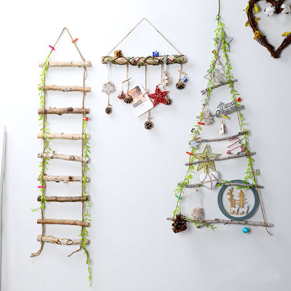Rustic Wooden Christmas Tree Wall Decor Homeandso