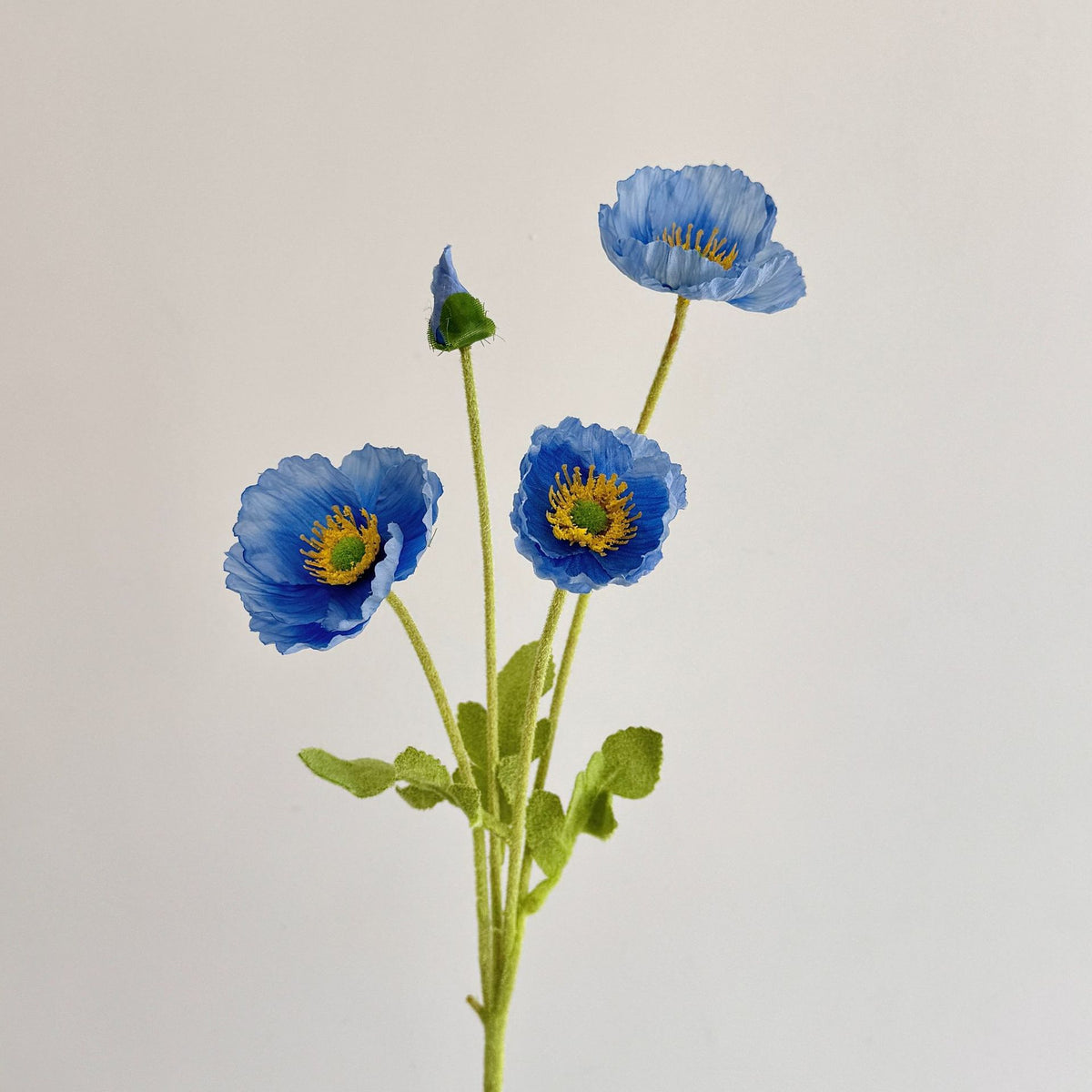 Realistic Poppy Floral Stem for Flower Arrangements
