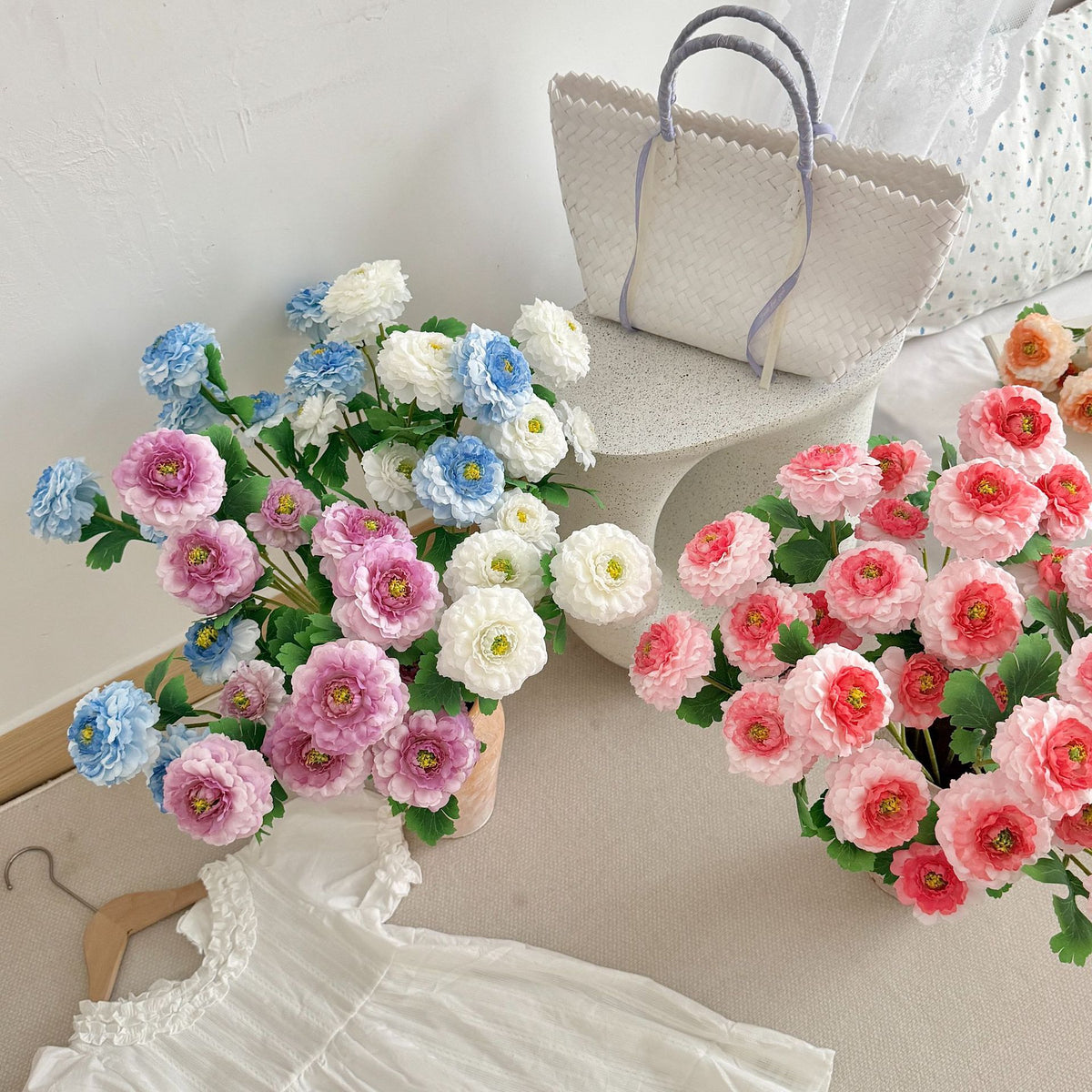 Realistic Peony Flower Stem for Floral Decor