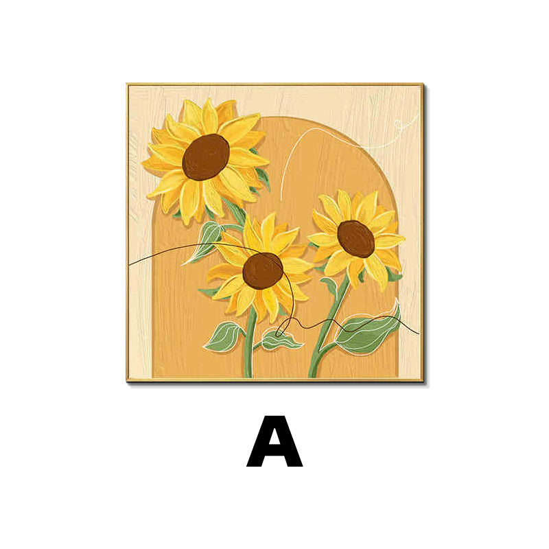 Decorative Framed Sunflower Wall Art Homeandso