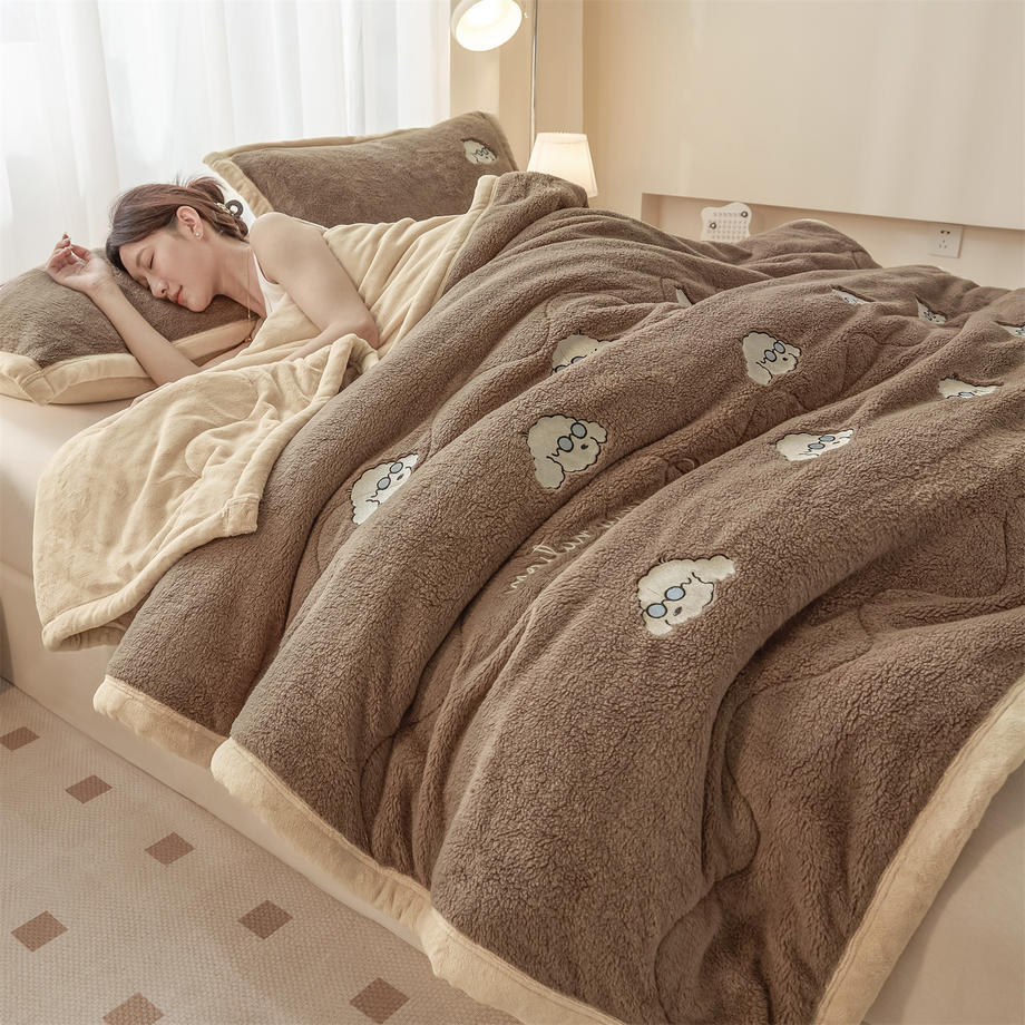 Plush Cartoon-Themed Quilted Comforter Homeandso