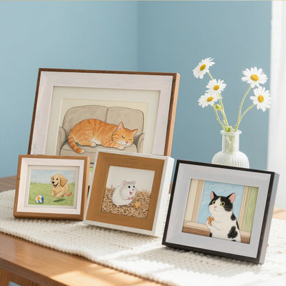 Whimsical Animal Illustration Frames