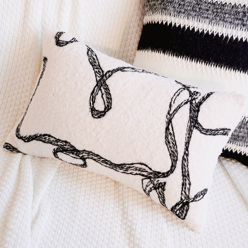 Abstract Swirl Decorative Pillow