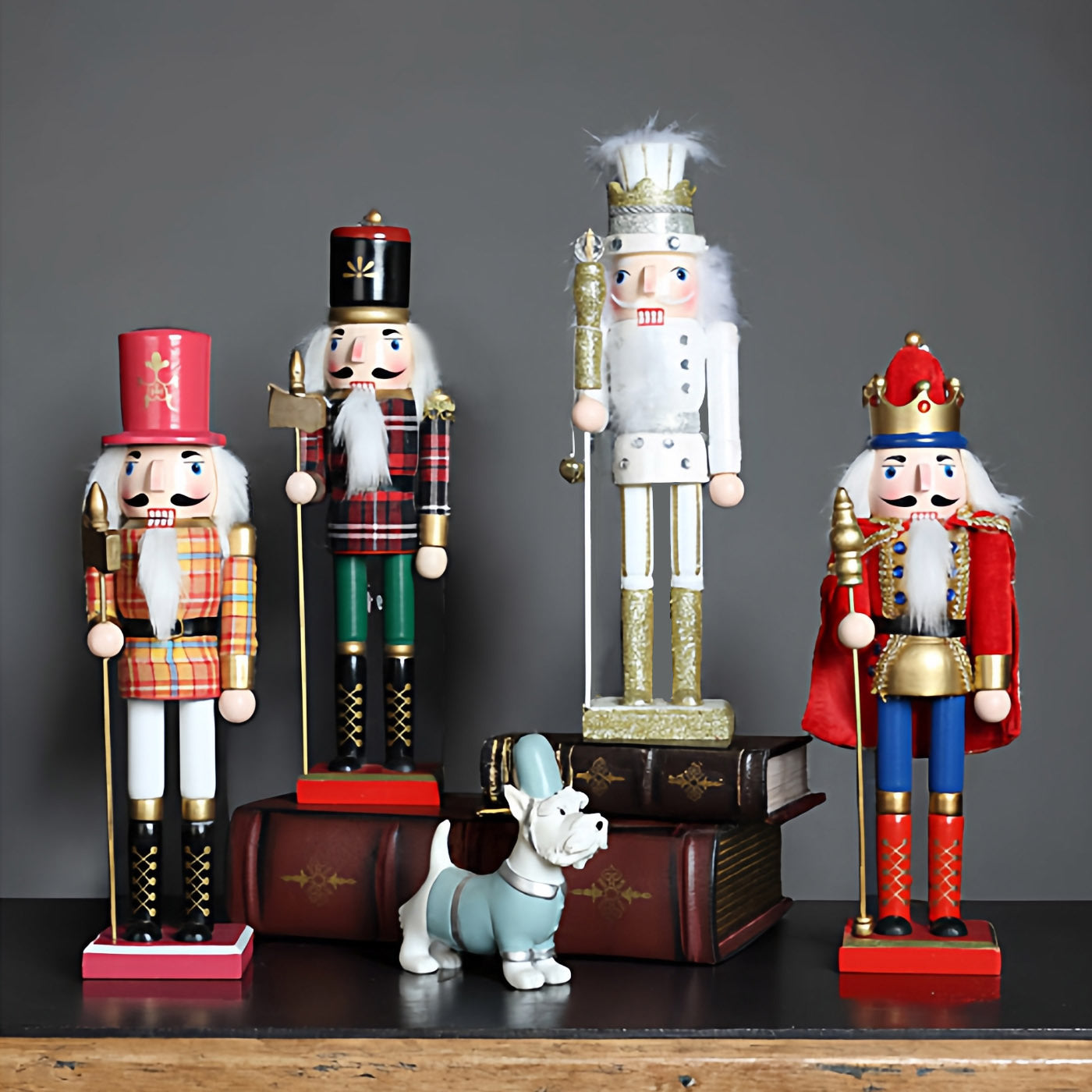 Festive Nutcracker Figurine Homeandso
