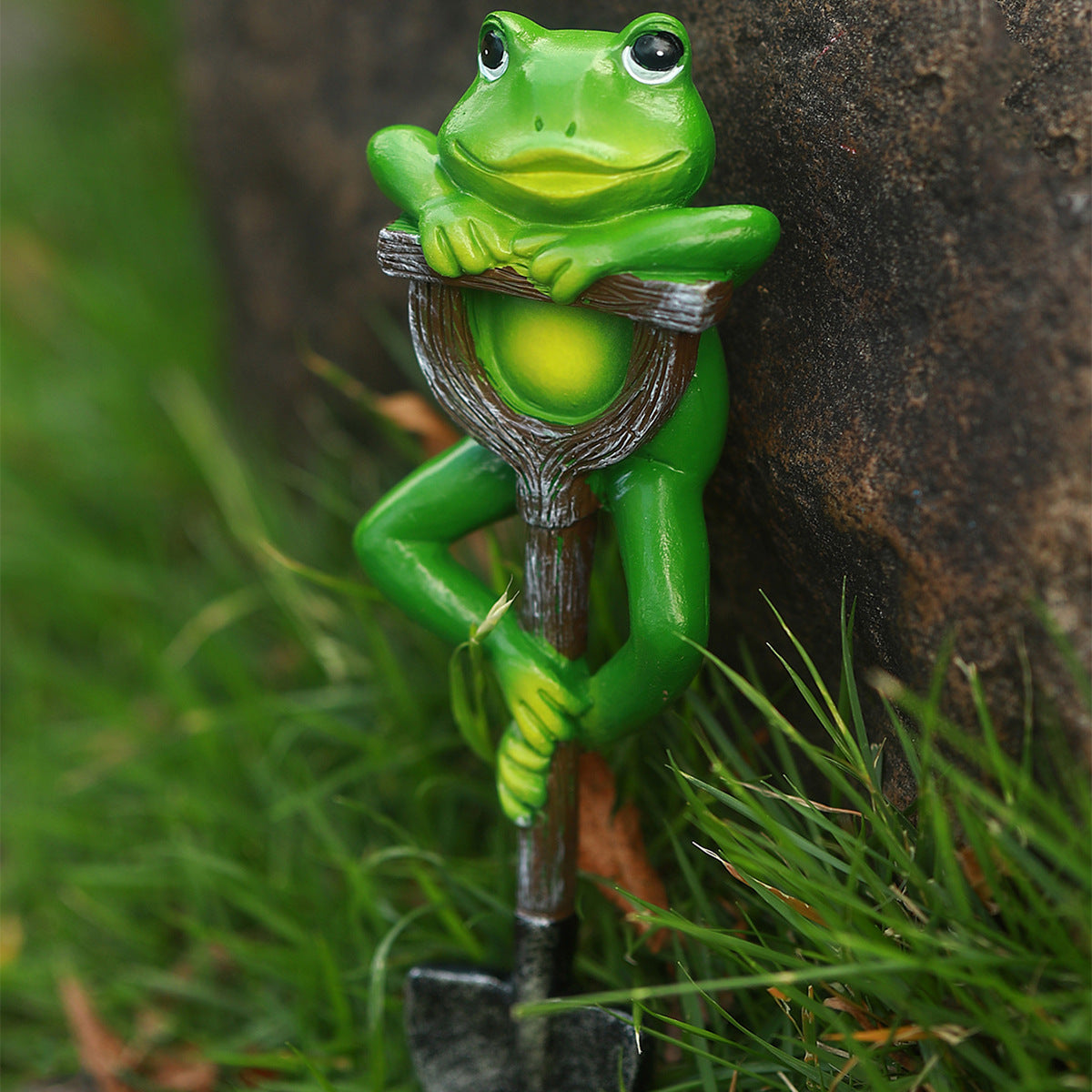 Playful Frog Garden Stake Homeandso