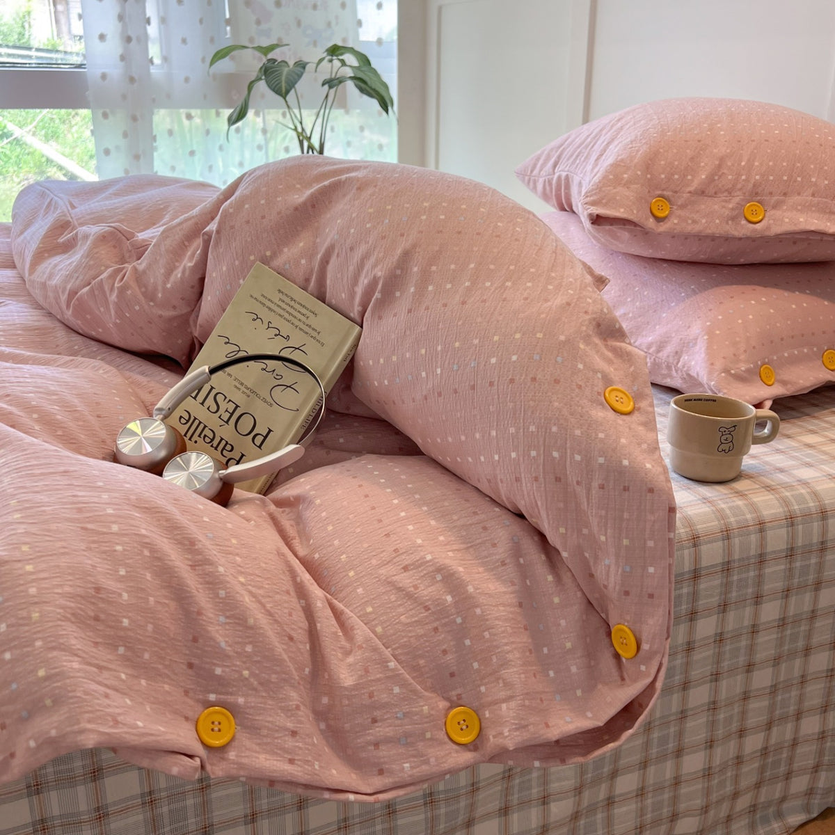 Patterned Cotton Duvet Cover Set Homeandso