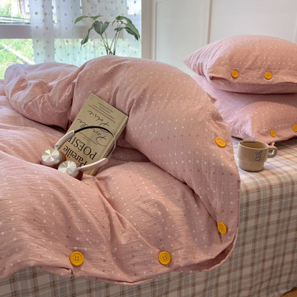 Patterned Cotton Duvet Cover Set Homeandso