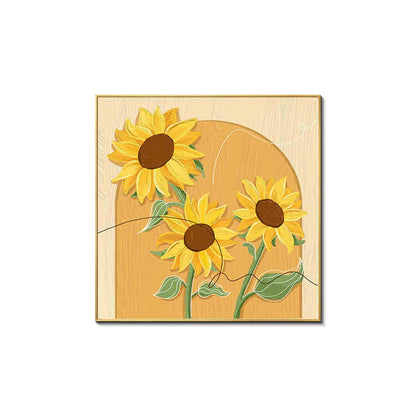 Decorative Framed Sunflower Wall Art Homeandso
