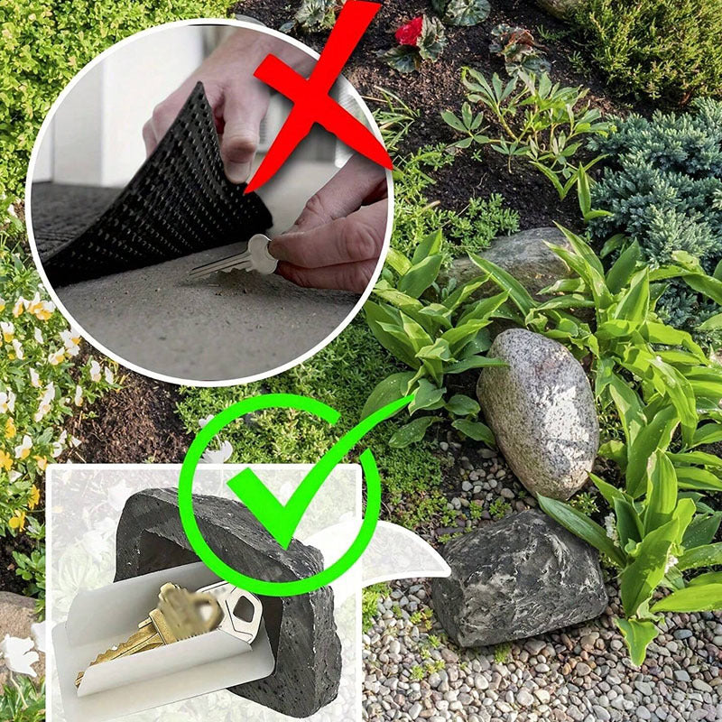 Decorative Rock-Shaped Phone Holder Homeandso