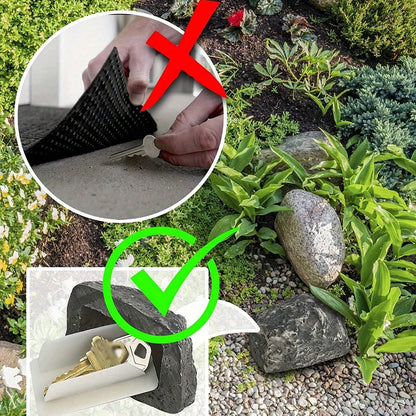 Decorative Rock-Shaped Phone Holder Homeandso
