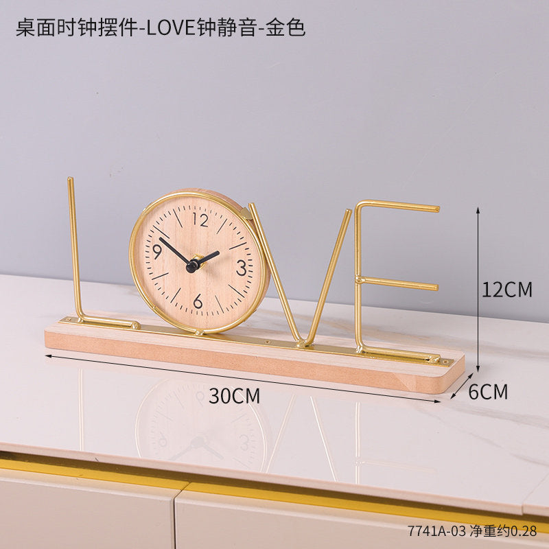 Decorative LOVE Clock Homeandso