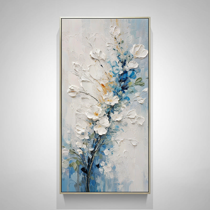 Floral Relief Canvas Wall Art Homeandso