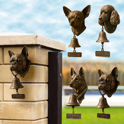 Decorative Bulldog Head Doorbell Homeandso