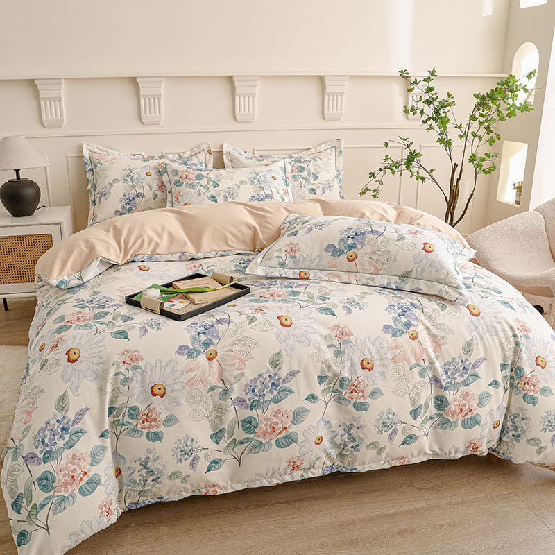 Decorative Elegant Floral Patterned Duvet Cover Set Homeandso