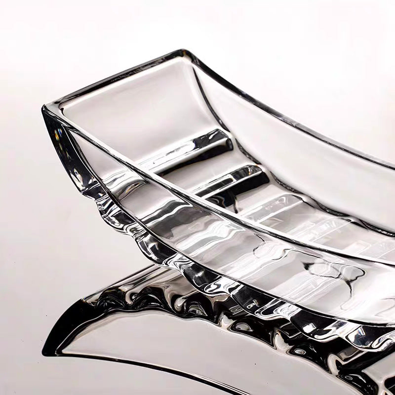 Elegante dekorative Glas-Vase