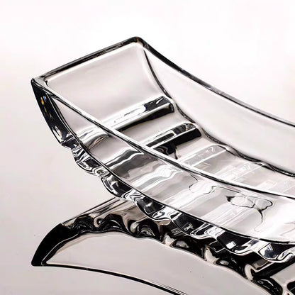 Elegante dekorative Glas-Vase