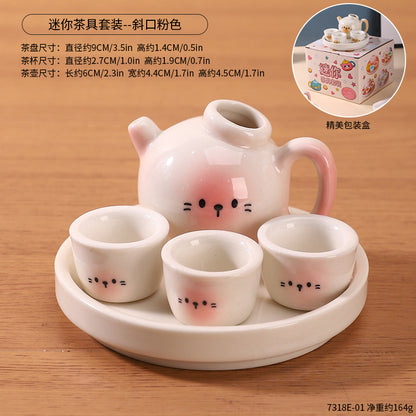 Cute Animal-Themed Tea Set Homeandso