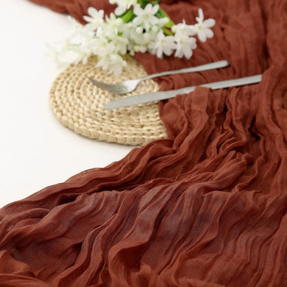 Wo Soft Chiffon Table Runner