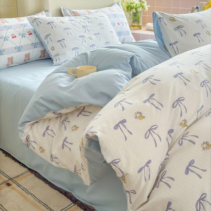 Soft Cotton Cartoon Bedding Set