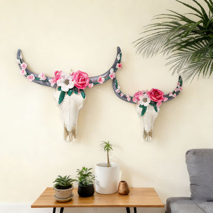 Floral Skull Wall Decor Homeandso