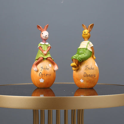 Decorative Rabbit Figurine Homeandso