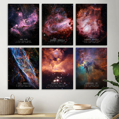 Cosmic Nebula Art Print Homeandso