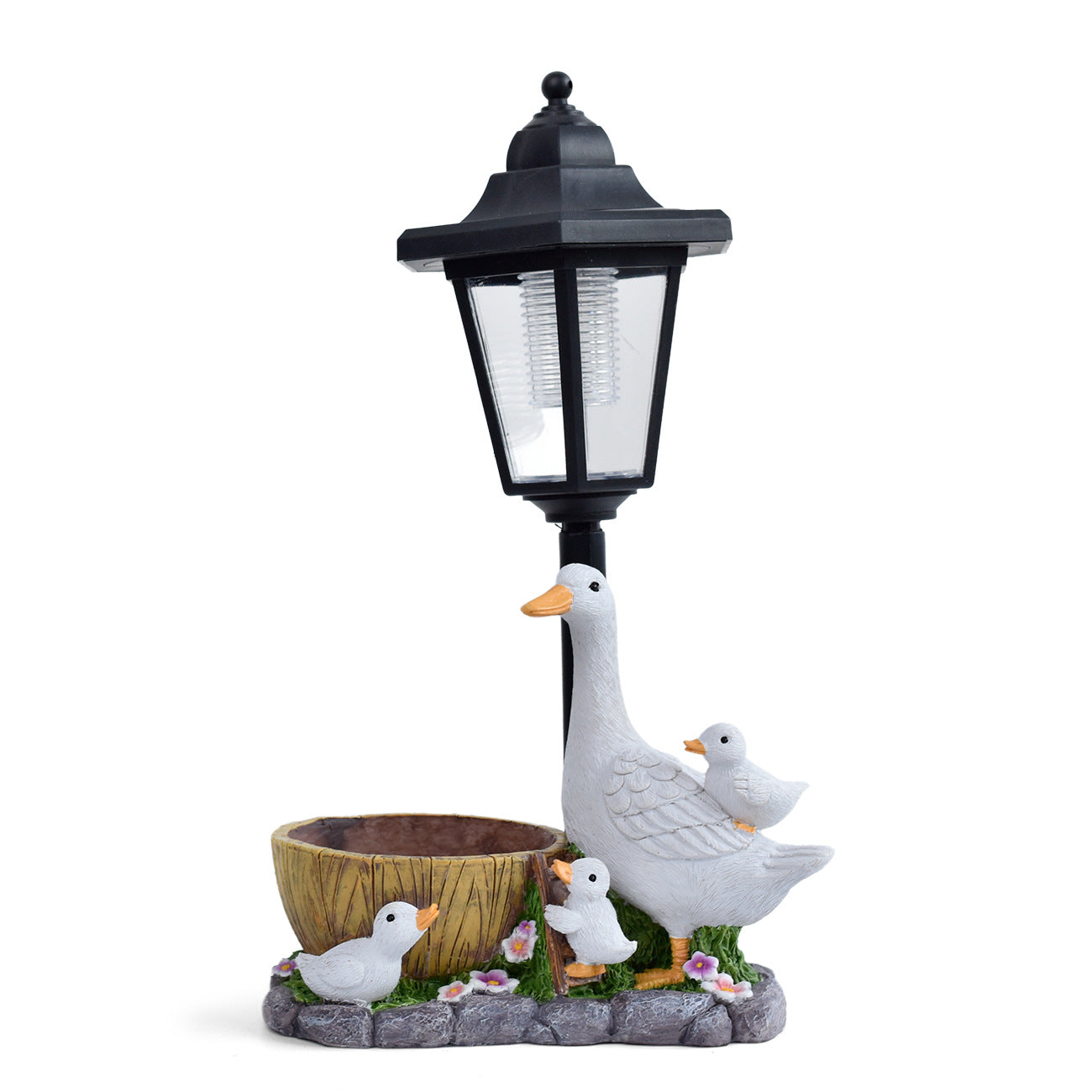 Swan Lantern Sculpture Homeandso