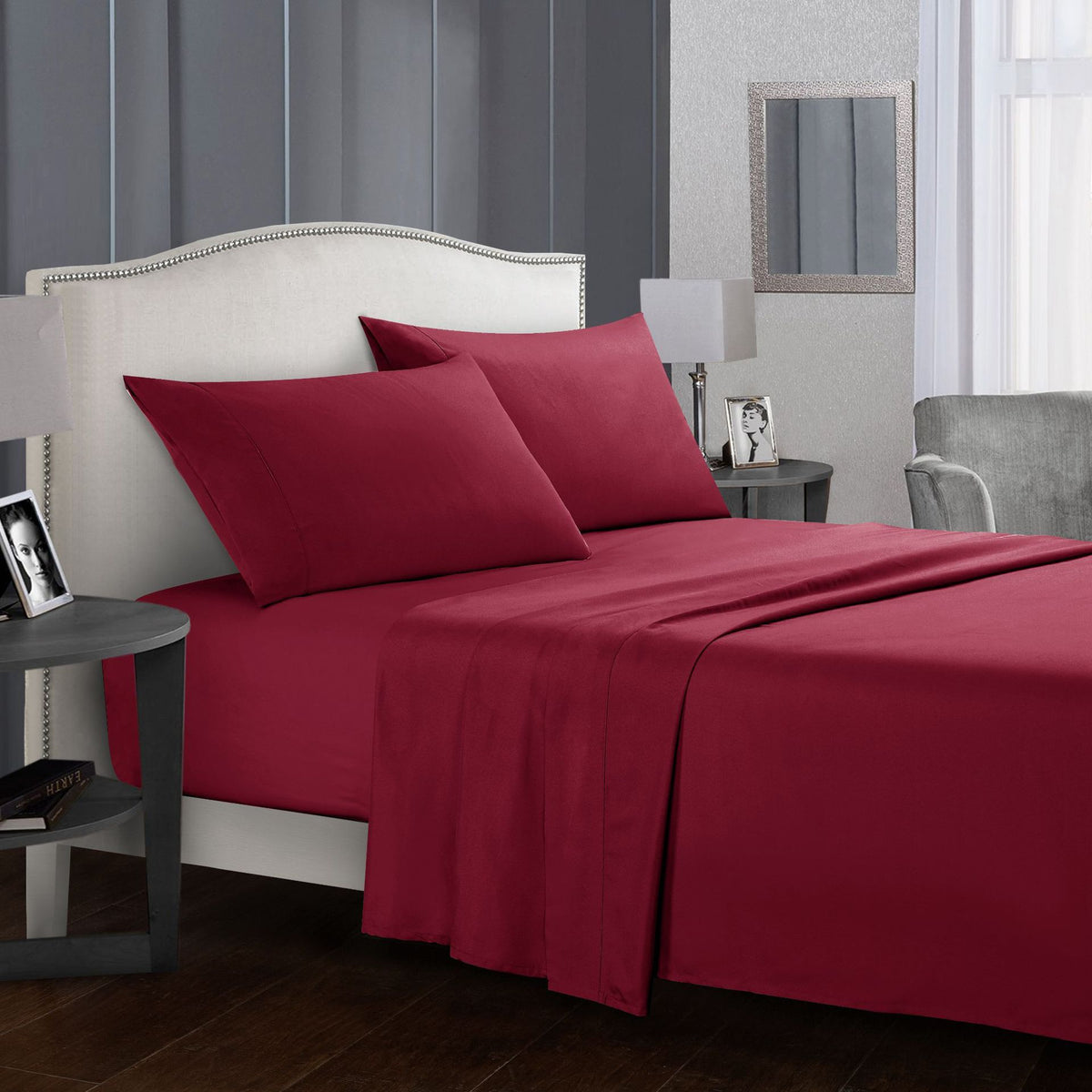 Decorative Luxury Microfiber Bed Sheet Set Homeandso