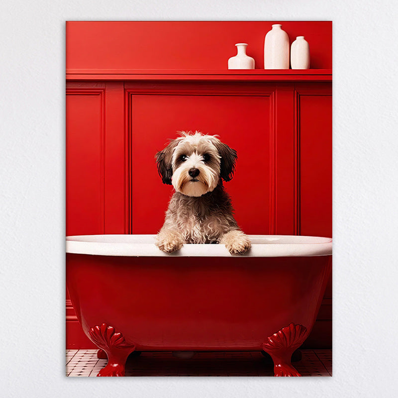 Whimsical Cat-Themed Wall Art Print Homeandso