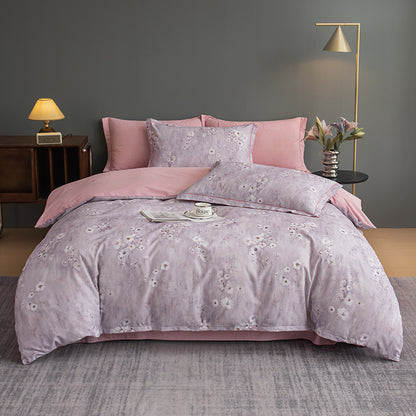 Nature-Inspired Botanical Print Duvet Cover Set