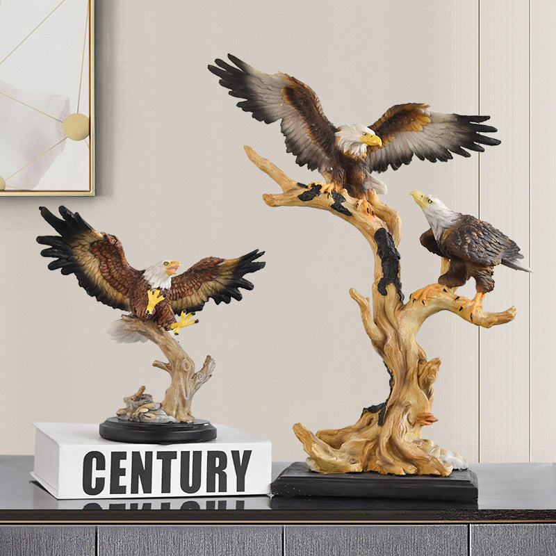 Majestic Bald Eagle Statue Homeandso