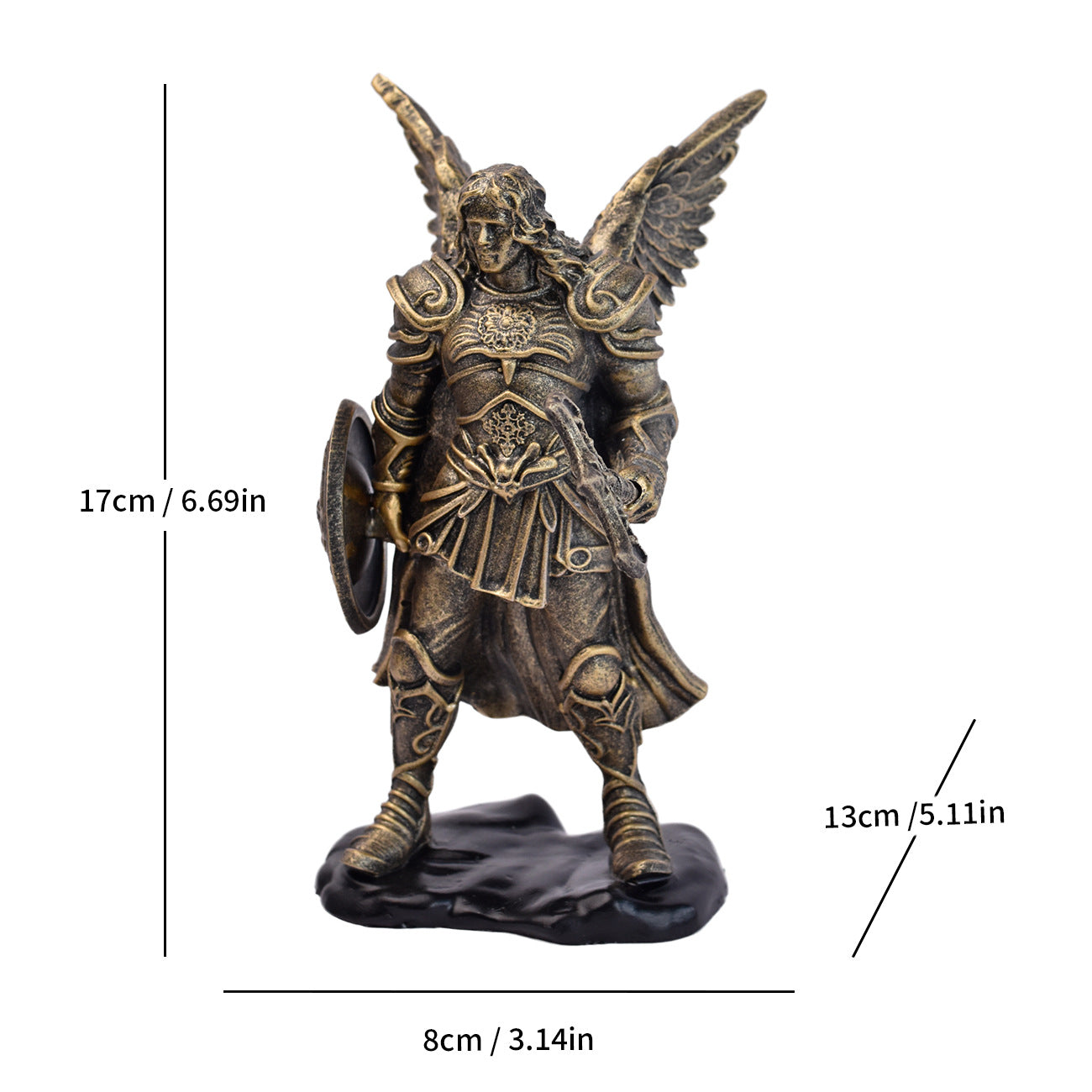 Decorative Roman Warrior Statue Homeandso