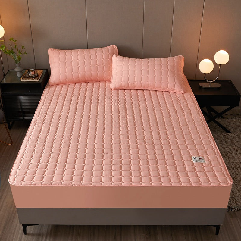 Decorative Quilted Mattress Topper Homeandso